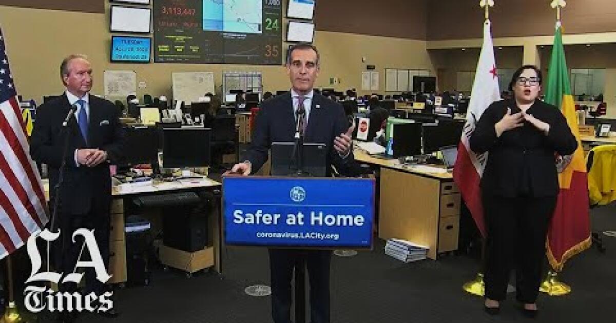 Los Angeles Mayor Eric Garcetti on the ‘unjust reality at the heart of our economic system’