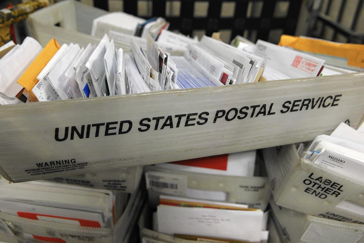 The U.S. Postal Service has been ordered to sweep for undelivered mail-in ballots.