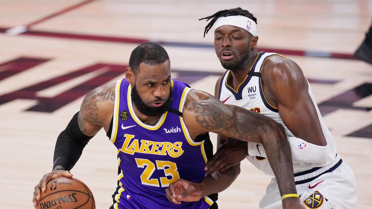 Lakers make conference finals; LeBron James gets his moment - Los Angeles  Times