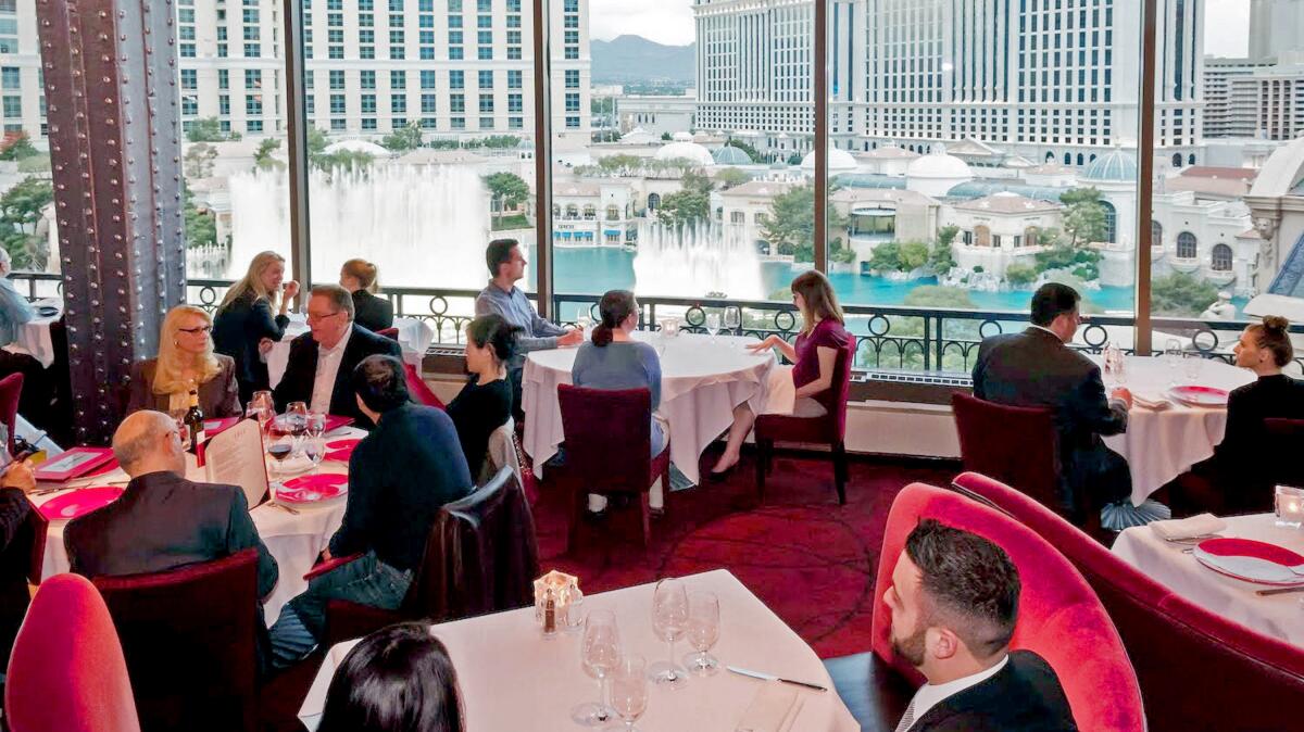 Bellagio's Garden Table brings dining into the famed Las Vegas