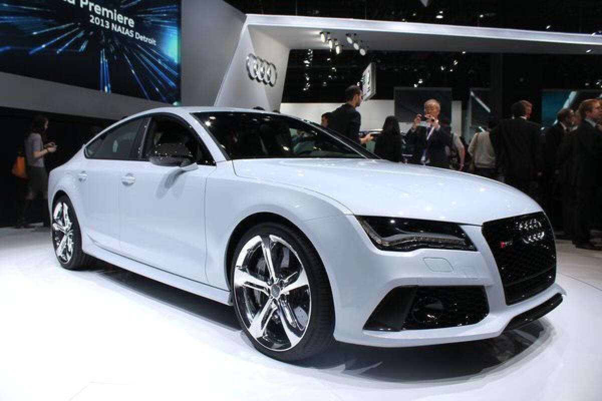 Audi unveiled the 560-horsepower RS7, a four-door coupe it says will do zero-60 mph in 3.7 seconds.