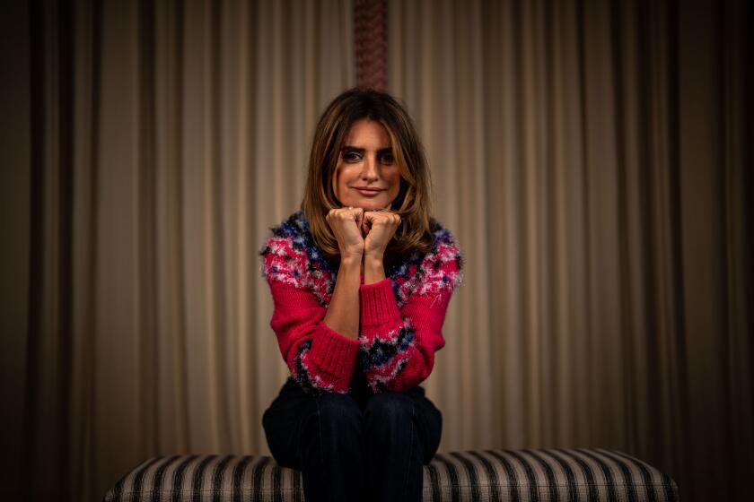 NEW YORK, NY - OCTOBER 09: Actor Penelope Cruz, from the film, "Parallel Mothers," pose for a portrait at the Whitby Hotel on Saturday, Oct. 9, 2021 in New York, NY. (Kent Nishimura / Los Angeles Times)