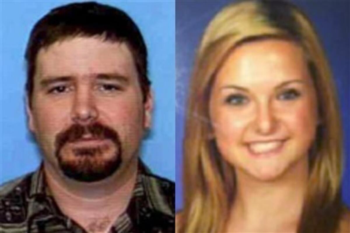 FILE - This combination of undated file photos provided by the San Diego Sheriff's Department shows James Lee DiMaggio, 40, left, and Hannah Anderson, 16. - AP