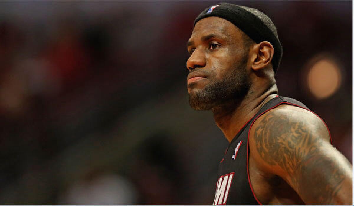 It's probably not a good idea to anger NBA MVP LeBron James before playing a playoff series against the defending champion Miami Heat.