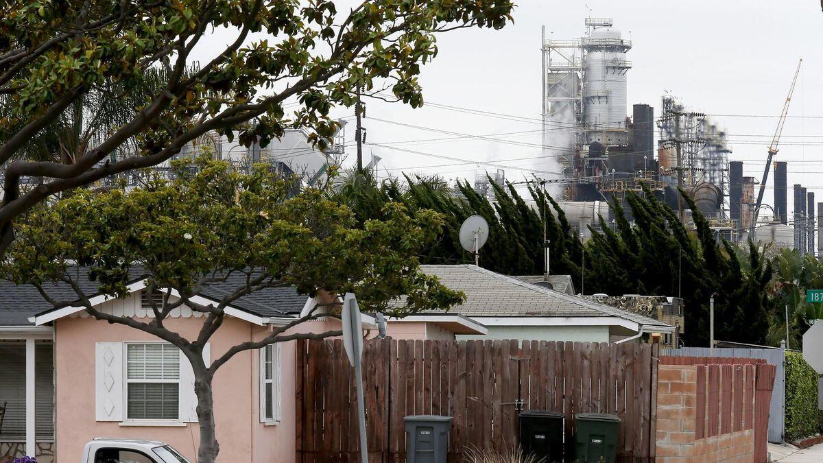 California is suing the EPA over the repeal of clean air rules that affect refineries such as PBF Energy's Torrance Refining Co.