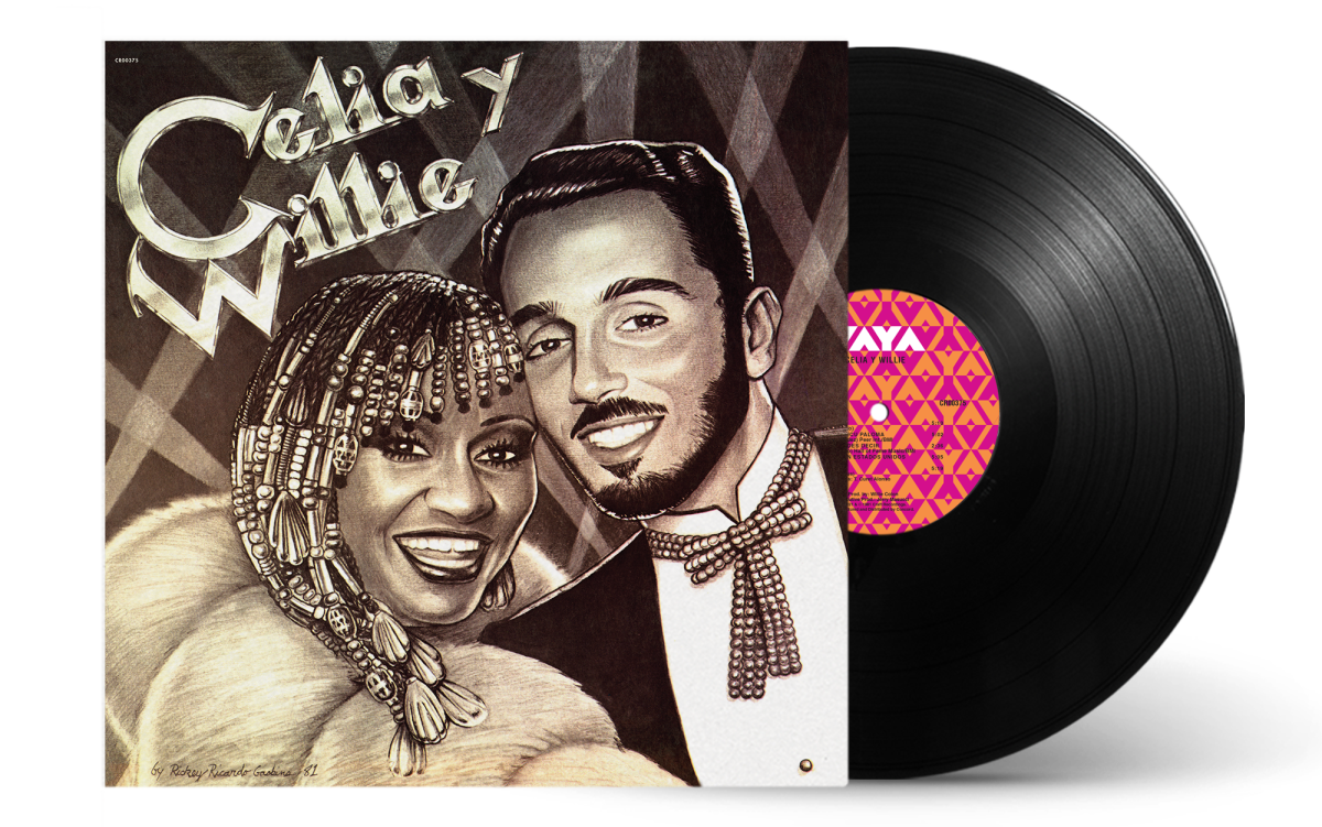 Esta es la portada del álbum "Celia y Willie" (1981).