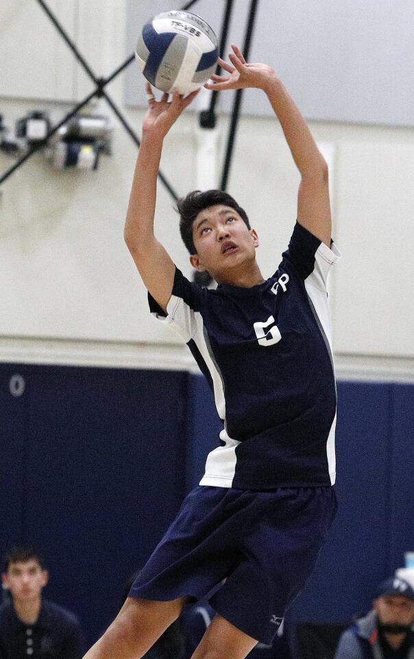 Photo Gallery: Flintridge Prep vs. Windward in CIF Southern Section Division IV semifinal boys’ volleyball match