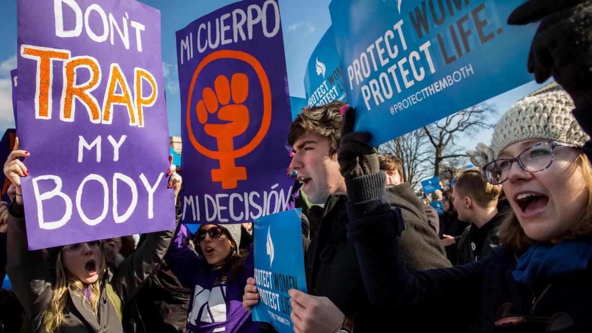Abortion rally outside U.S. Supreme Court
