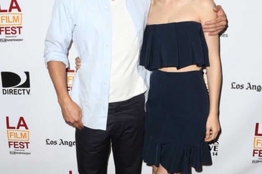 Casey Affleck, left, and Rooney Mara at the 2013 Los Angeles Film Festival screening of "Ain't Them Bodies Saints."