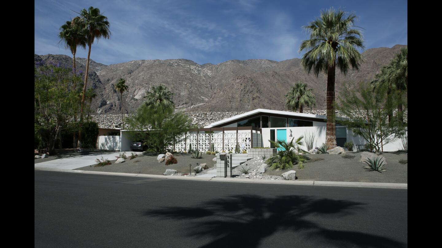 Robert Shiell recently renovated his weekend home in Palm Springs, built in 1959. He also has a 1920s-era English storybook home near Miracle Mile.