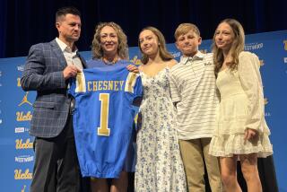 New UCLA football coach Bob Chesney introduced his family on Tuesday.
