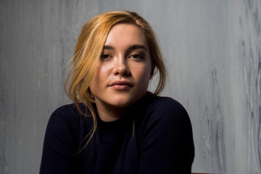 PARK CITY,UTAH --FRIDAY, JANUARY 20, 2017-- Actress Florence Pugh, from the film, "Lady MacBeth," photographed in the L.A. Times photo studio, during the Sundance Film Festival in Park City, Utah, Jan. 20, 2017. (Jay L. Clendenin / Los Angeles Times)
