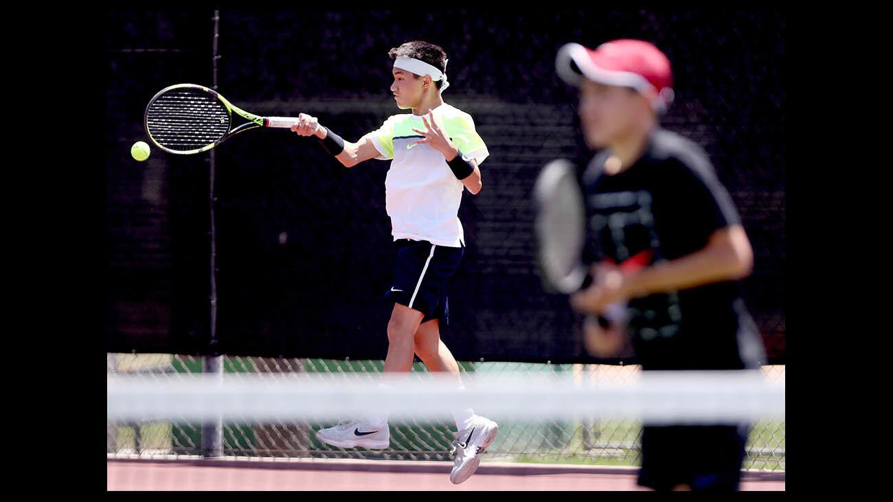 Photo Gallery: La Cañada High boys' tennis in Rio Hondo League championships