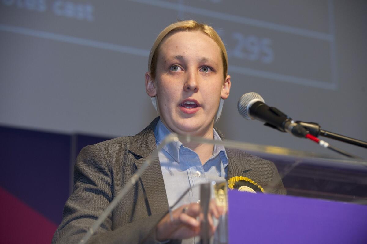 Mhairi Black, a member of the Scottish National Party, is Britain's youngest member of Parliament since 1667.