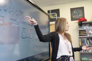 Angie Hackman teaches chemistry at Health Sciences High and Middle College in San Diego, where all teachers are required to integrate literacy instruction into their classes.