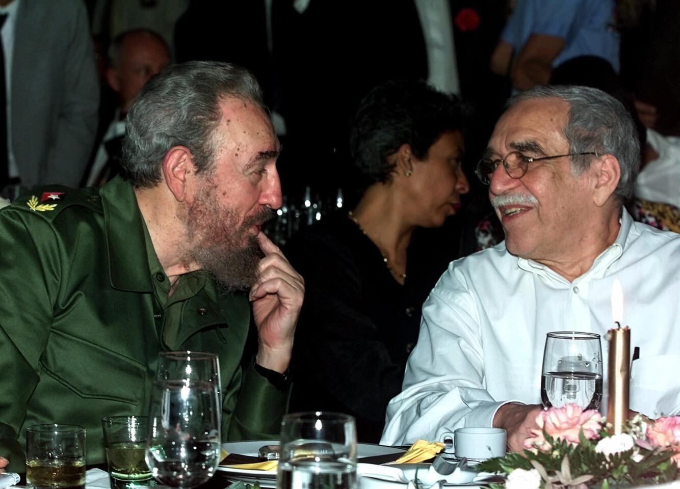 Fidel Castro and Gabriel Garcia Marquez