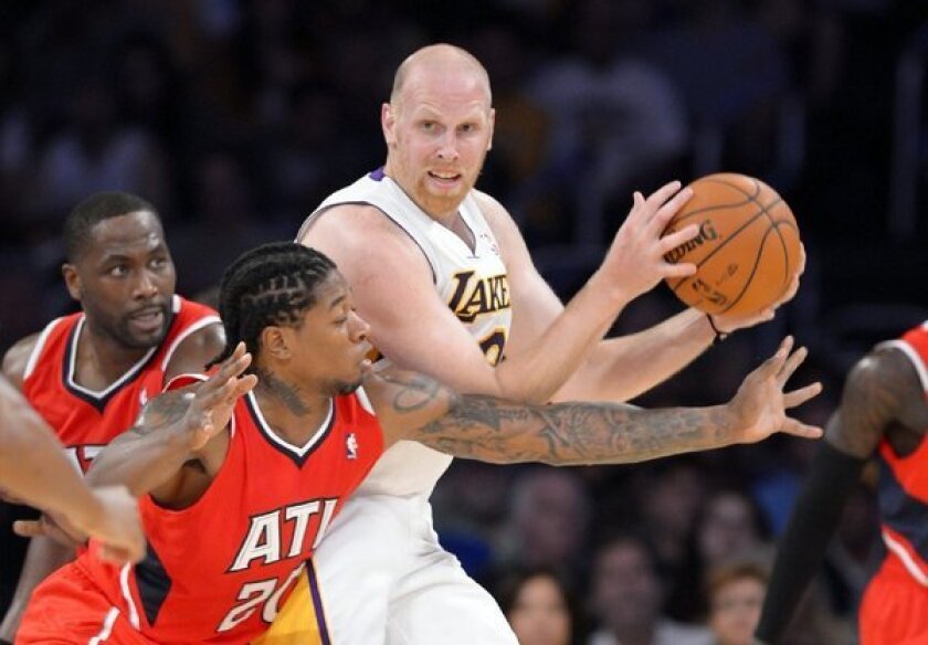 Chris Kaman is among the free agents signed by the Lakers during the off-season who are now trade eligible.