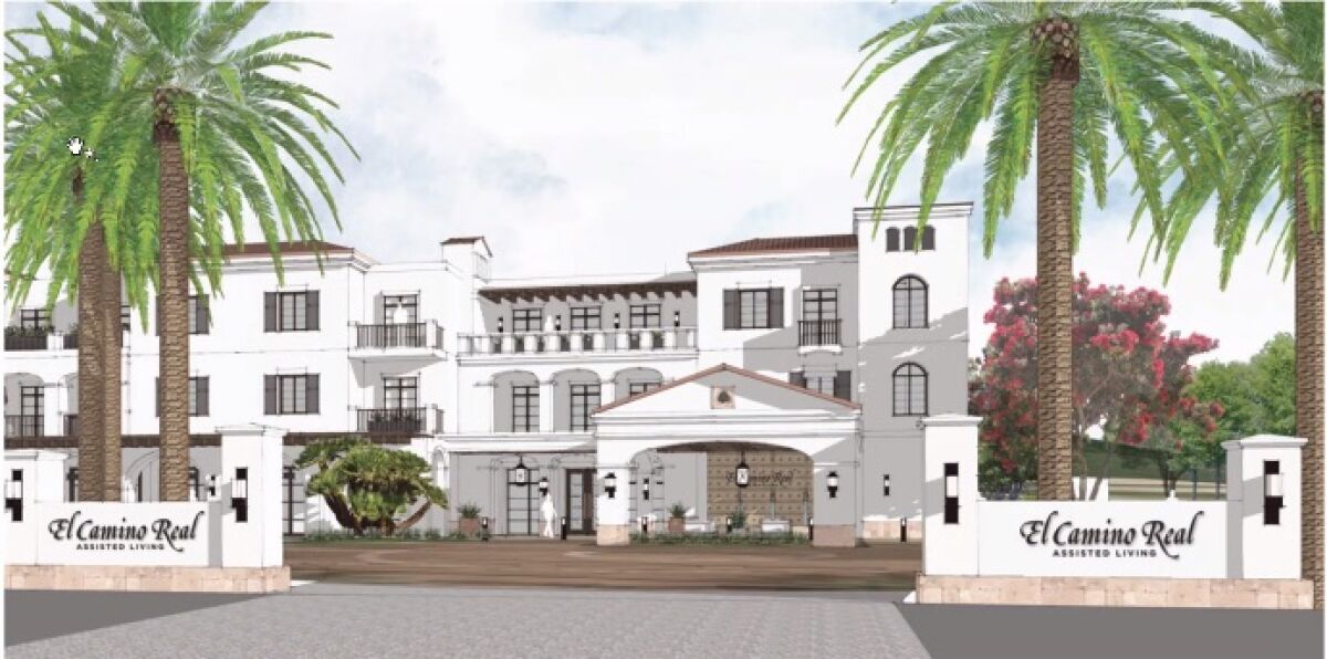 A rendering for El Camino Real Assisted Living.