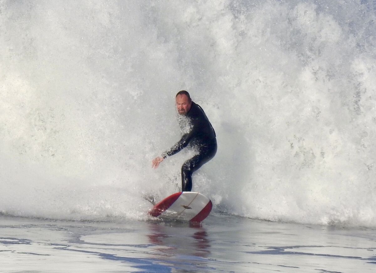 Big waves will continue to hit San Diego through Tuesday