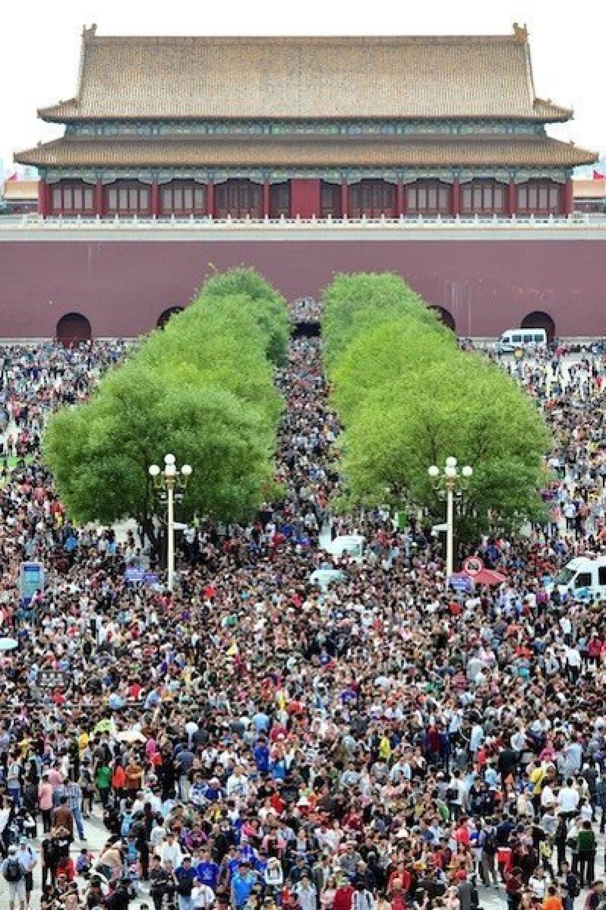 Millions flocked to Beijing's Forbidden City last October. A Beijing exhibit and tourism event opens Friday at Universal Studios.