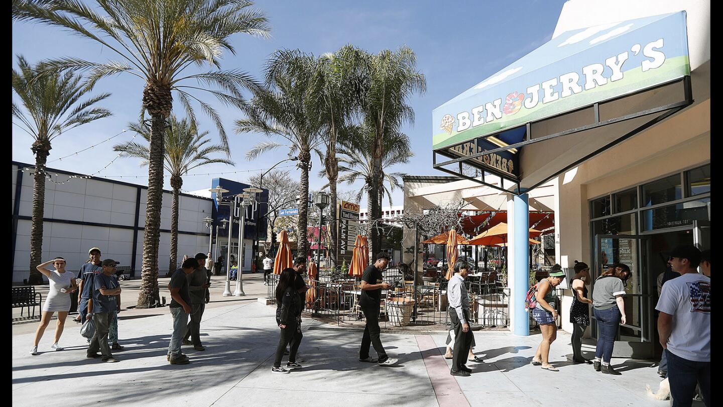 Photo Gallery: Free Cone Day at Ben & Jerry's with help from Burbank Fire Department