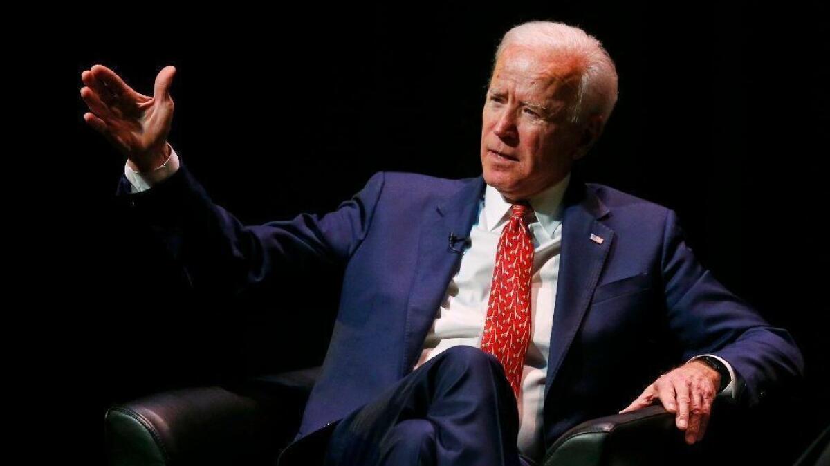 Former Vice President Joe Biden speaks in Utah last month.