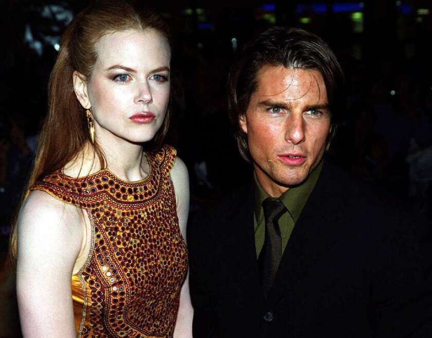 Alex Gibney's new documentary about Scientology focuses in part on the church's most famous members, including Tom Cruise, pictured here with Nicole Kidman in 1999.