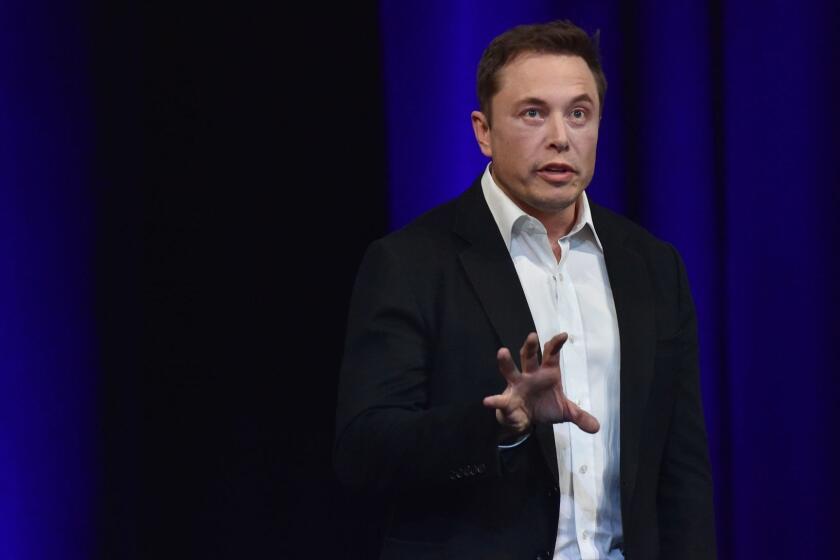 (FILES) In this file photo taken on September 29, 2017 Billionaire entrepreneur and founder of SpaceX Elon Musk speaks at the 68th International Astronautical Congress 2017 in Adelaide. Bases on the moon and Mars could help preserve human civilization and hasten its regeneration on earth in the event of a third world war, billionaire entrepreneur Elon Musk, said on March 11, 2018. Musk, the founder of rocket and spacecraft company SpaceX, said the company's interplanetary ship could begin test flights as soon as next year. There is "some probability" that there will be another Dark Ages, "particularly if there is a third world war," Musk said at the SXSW conference. / AFP PHOTO / PETER PARKSPETER PARKS/AFP/Getty Images ** OUTS - ELSENT, FPG, CM - OUTS * NM, PH, VA if sourced by CT, LA or MoD **