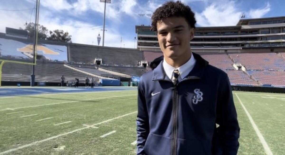 St. John Bosco safety Ty Lee, committed to UCLA, will get to play at the Rose Bowl 