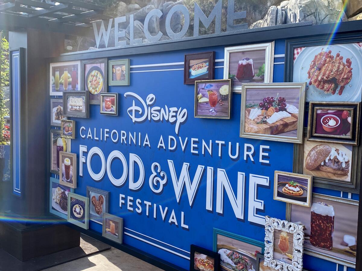 Disney California Adventure Food & Wine Festival is happening now until April 26.
