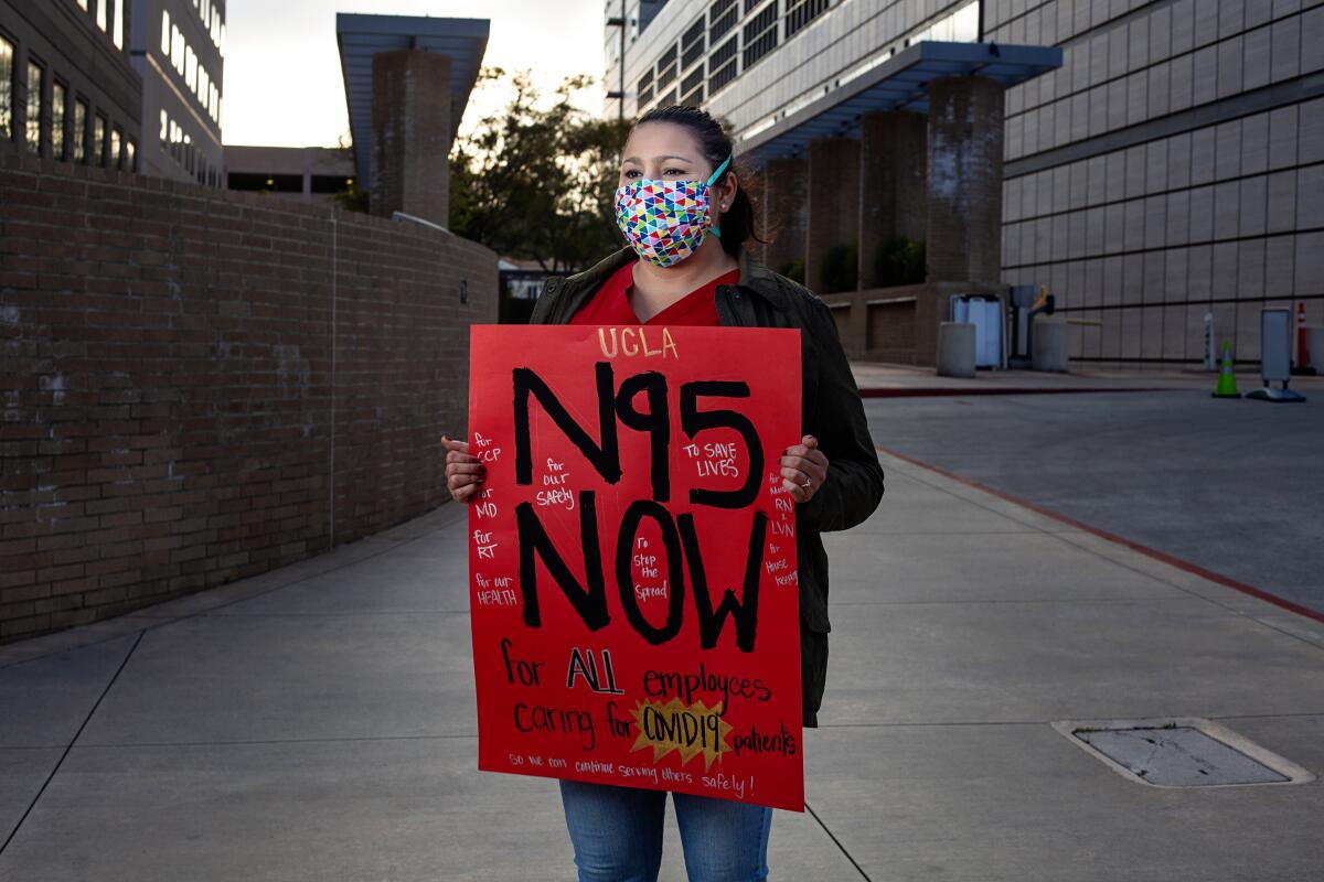 Nurse protest