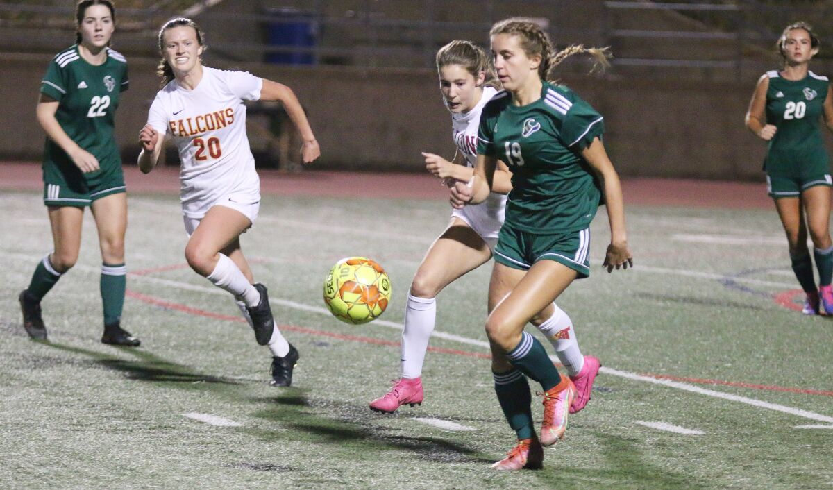 Freshman defender Annie Dehaan helped LCC to a shutout win over Torrey Pines.