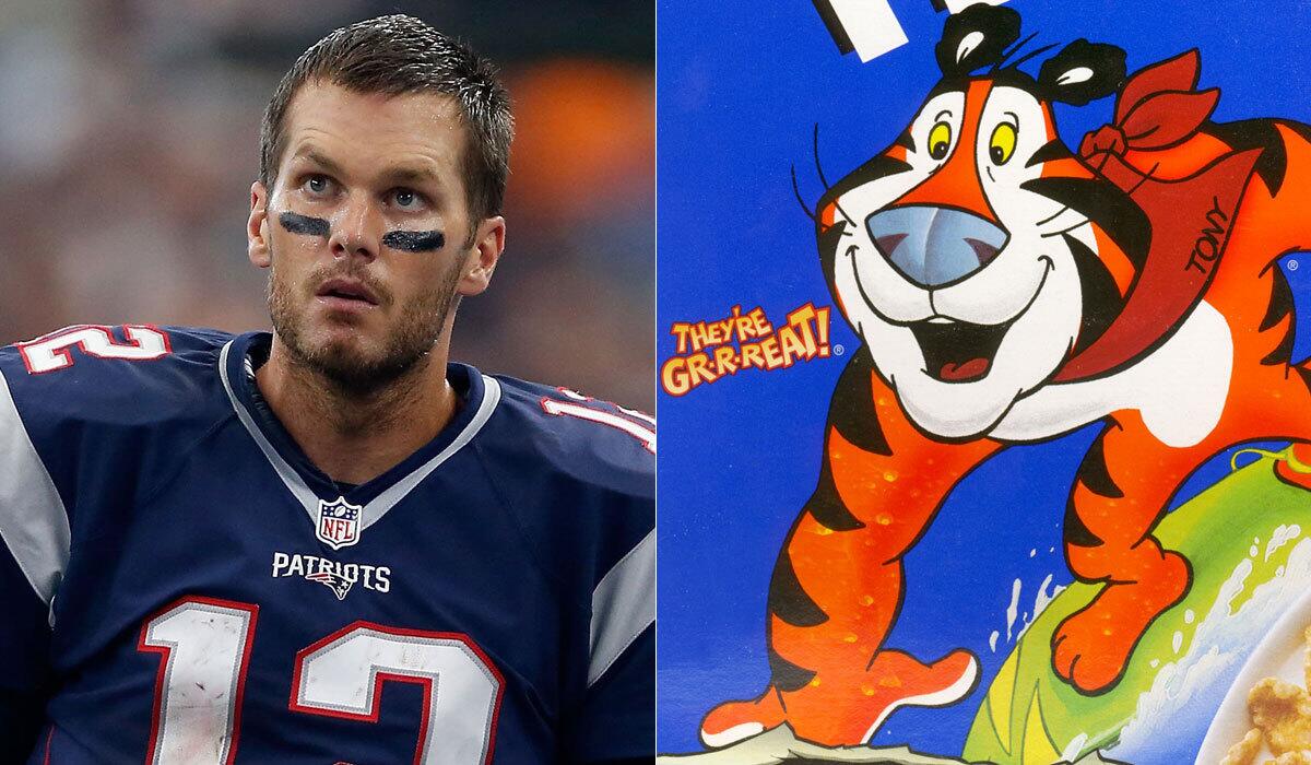 Tom Brady vs. Tony the Tiger -- this could get interesting - Los