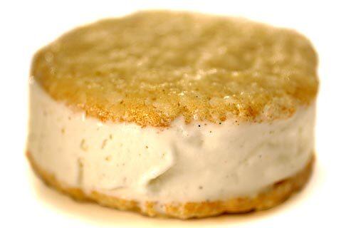 This recipe works for a crowd. Recipe: Coconut cookie ice cream sandwiches