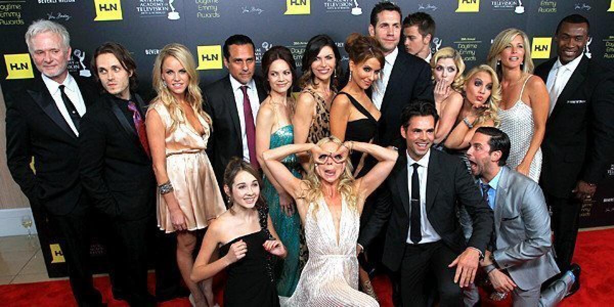 The cast of "General Hospital" attends the 39th Daytime Emmy Awards.