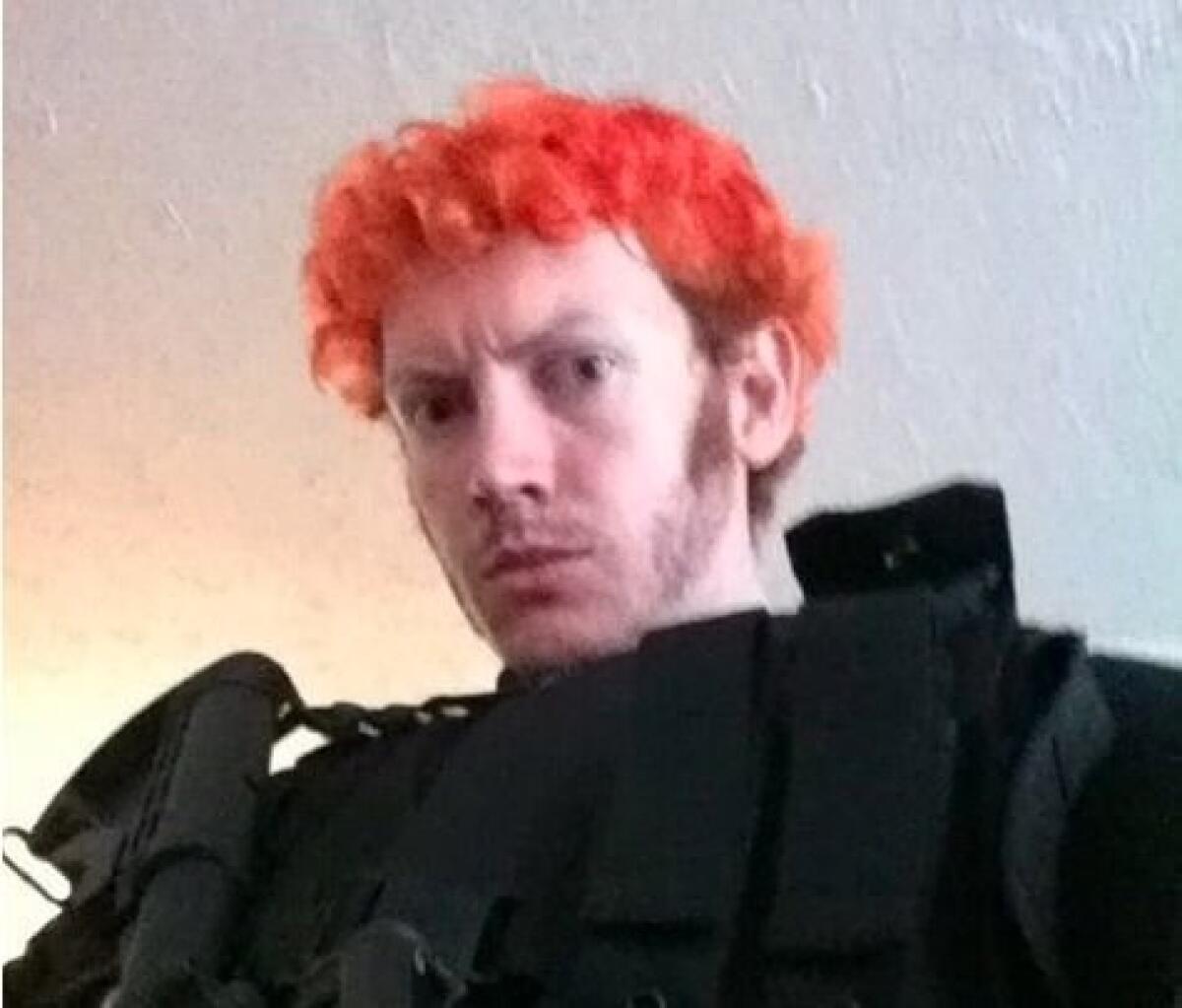 This image of mass murderer James Holmes was released this week by the Arapahoe District Attorney's Office.