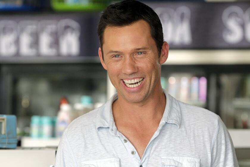 Jeffrey Donovan on the set of "Burn Notice" in Miami. The cable spy drama is coming to an end after seven seasons with the series finale Thursday.