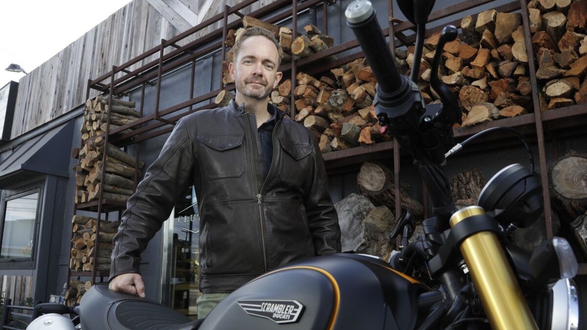 Jason Chinnock, chief executive of Ducati North America, worked as a touring rock musician and U.S. Army tank driver before getting his first job in motorcycling — stocking parts for a small dealership.