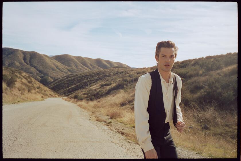 ***EXCLUSIVE TO THE LA TIMES***A photograph of Brandon Flowers of "The Killers." Credit: Olivia Bee
