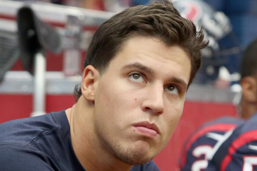 Brian Cushing, shown on the sidelines during a Texans game in 2012, paid $2.2 million for the West University property.
