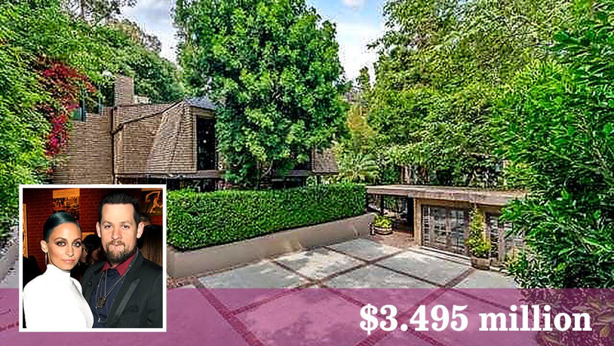 Nicole Richie and Joel Madden have listed their place in Hollywood Hills at $3.495 million.
