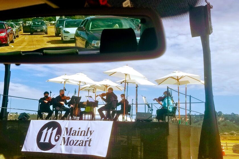 Mainly Mozart drive-in concert