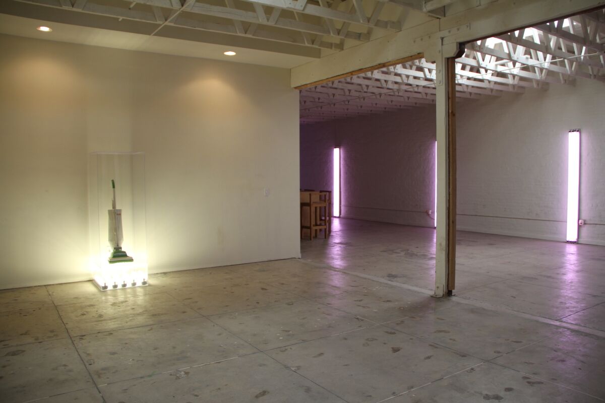 Noah Davis' installation, "Imitation of Wealth."