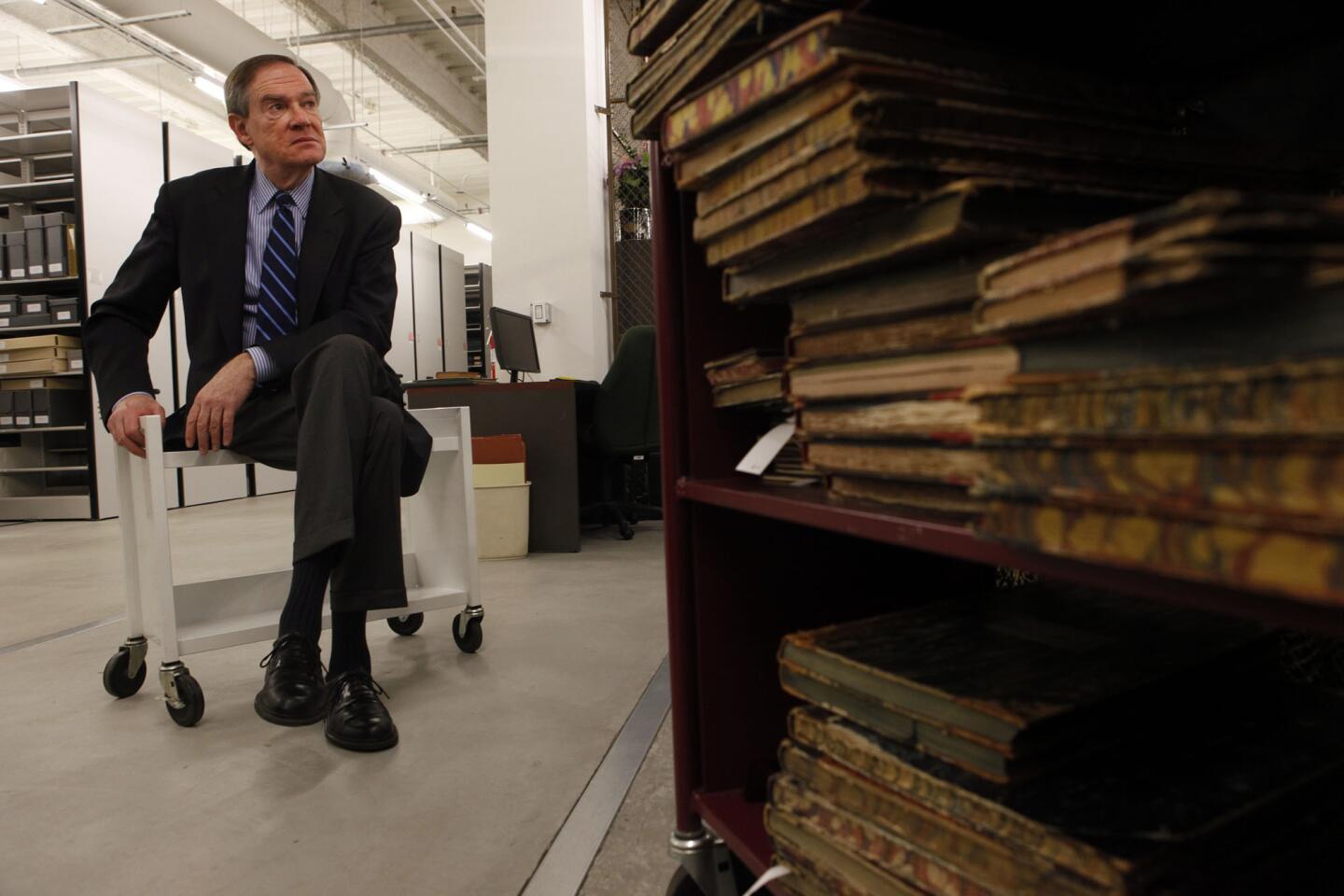 David Zeidberg, director of the Huntington's library division, said the telegram texts' scholarly value could be enhanced through digital archiving.