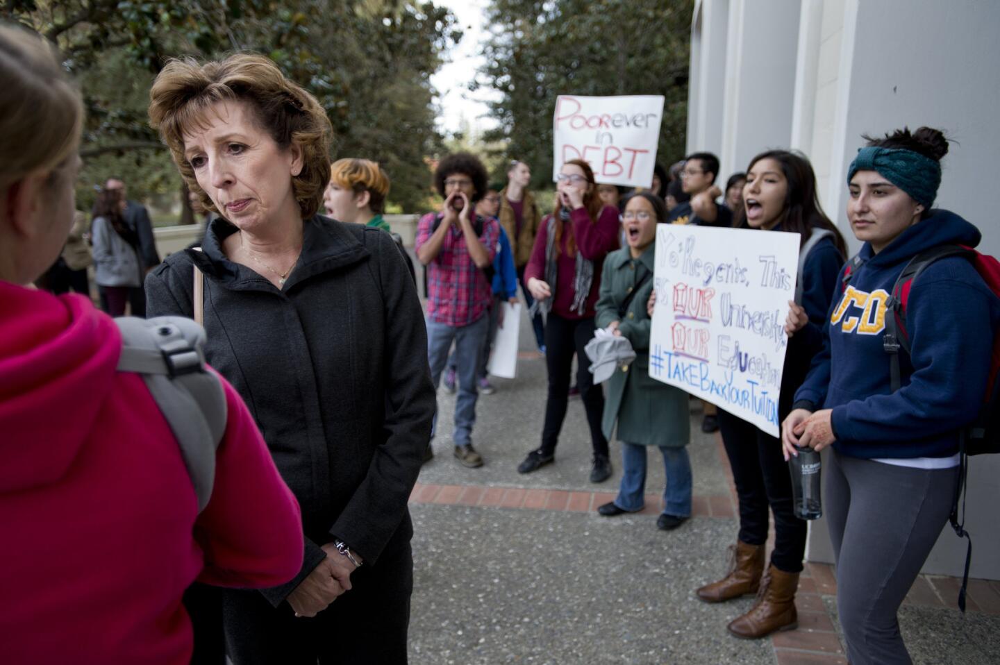 UC students protest