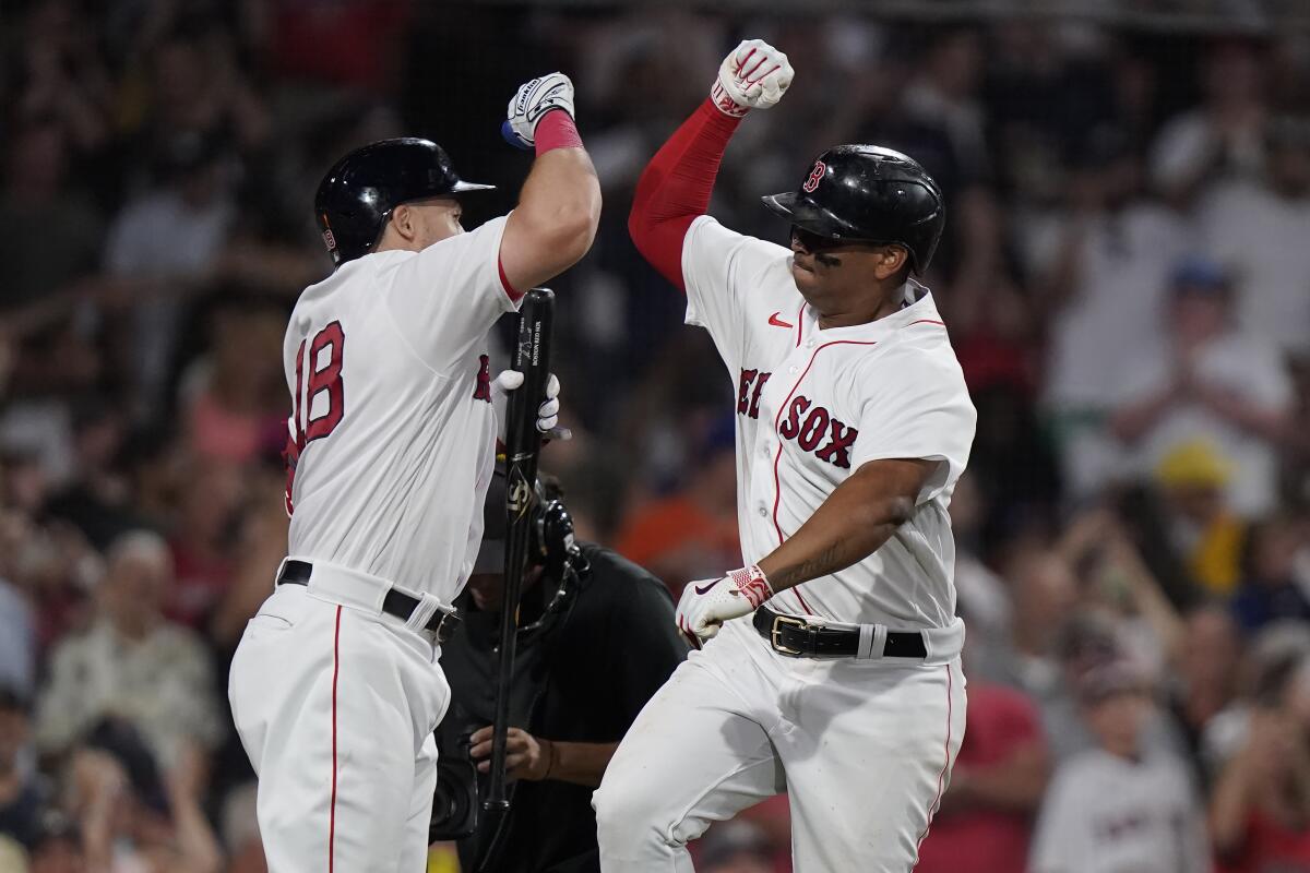 Red Sox reveal why Rafael Devers kept dropping his bat during the