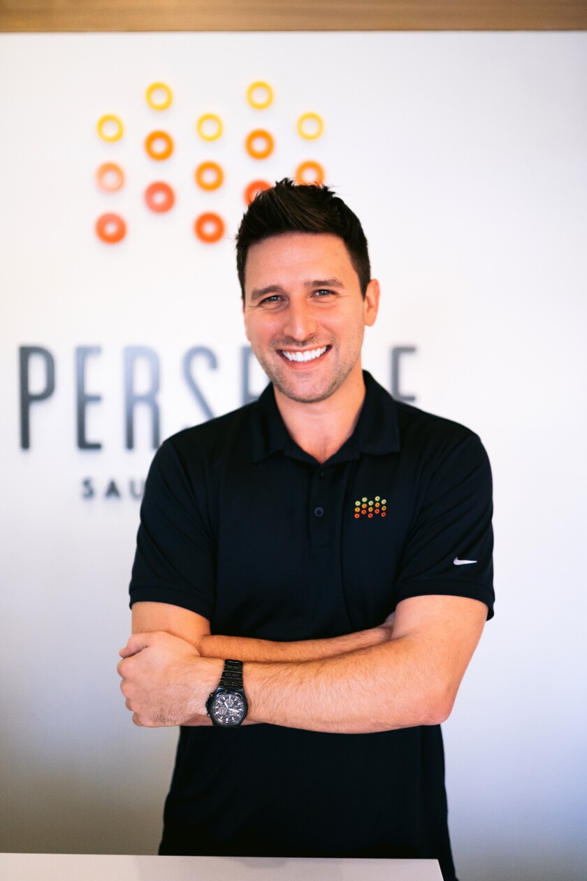 'Hungry to celebrate being alive': California reopening
fuels job growth 4 Lee Braun, CEO of Perspire Sauna Studio.
