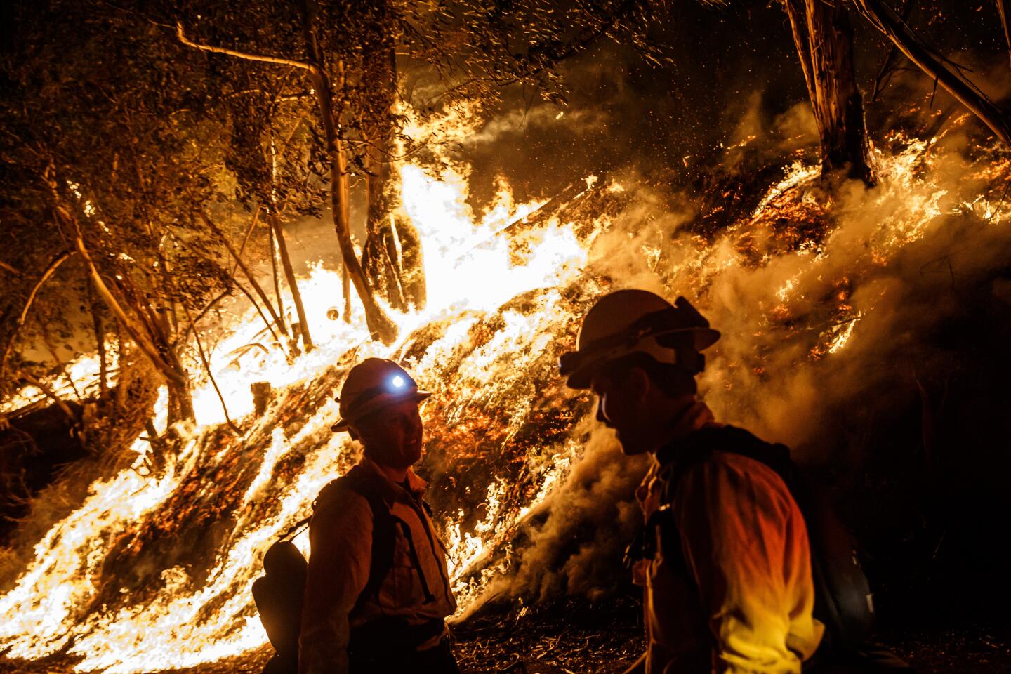 Maria fire in Ventura County