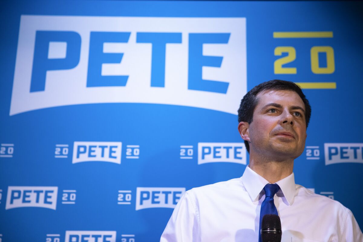 Pete Buttigieg appeals to Democrats anxious to win back Rust Belt voters who defected from the party in 2016.