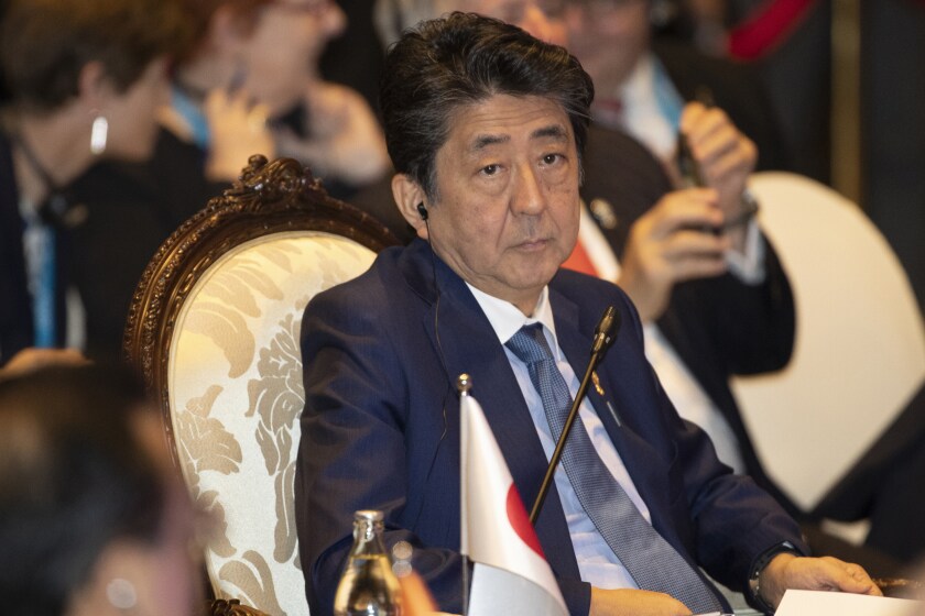 Japanese Prime Minister Shinzo Abe reportedly condemned North Korea's latest weapons test and described it as a clear violation of U.N. Security Council resolutions.